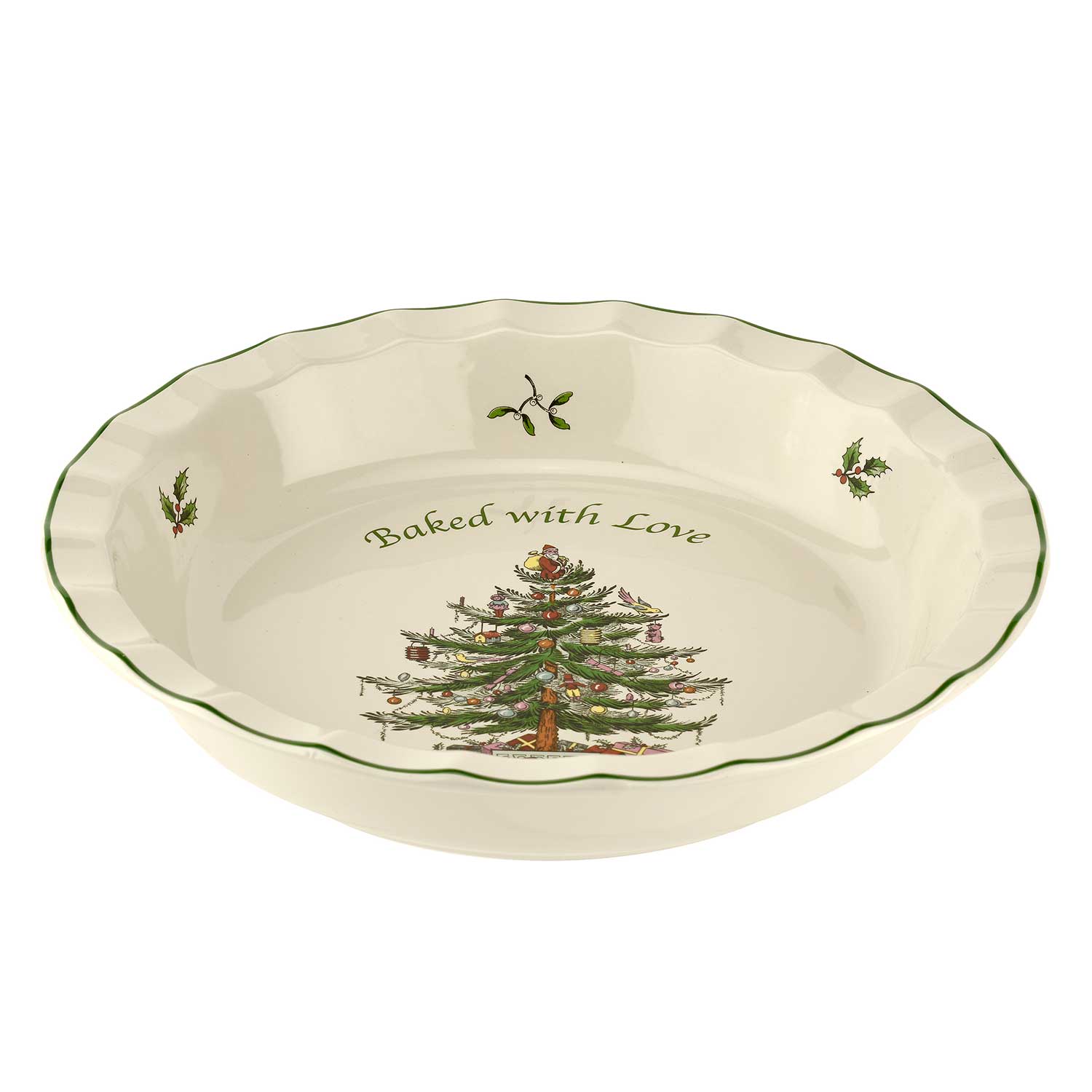 Christmas Tree Baked with Love Pie Dish image number null